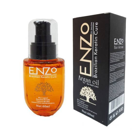 سرم مو روغن آرگان کراتینه انزو ENZO